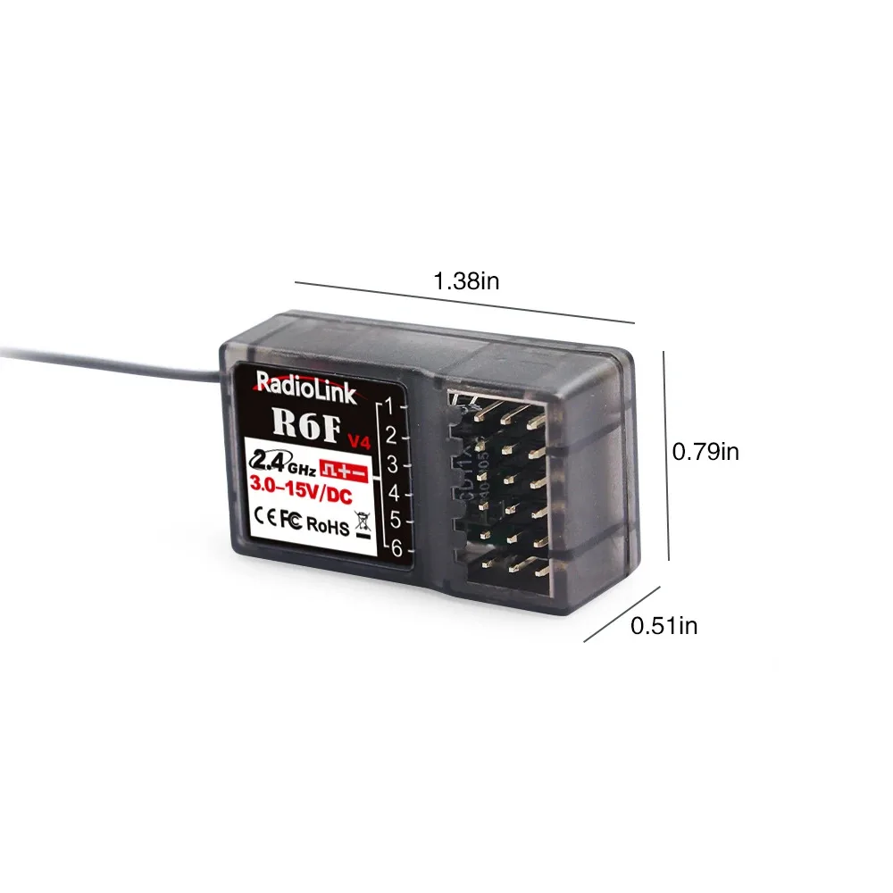 RC Radiolink R6FG 6 Kanal 2.4G ile Gyroscope ile AlÄ±cÄ±