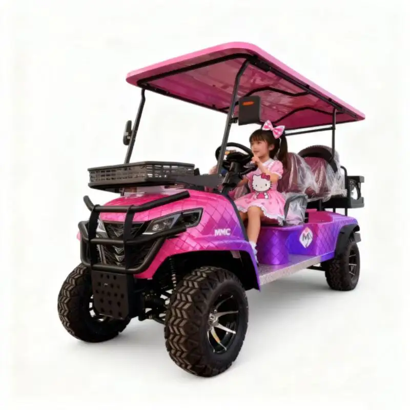 New low price 4 seater electric golf cart 48V lithium battery golf cart fast delivery - Image 6