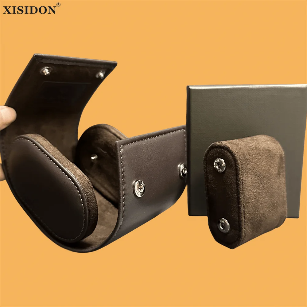 

Factory Supplier Brown Leather Pp Original Watch Box Luxury Brand Portable Boxes Can Customization AAA Watches Vip Gift Cases