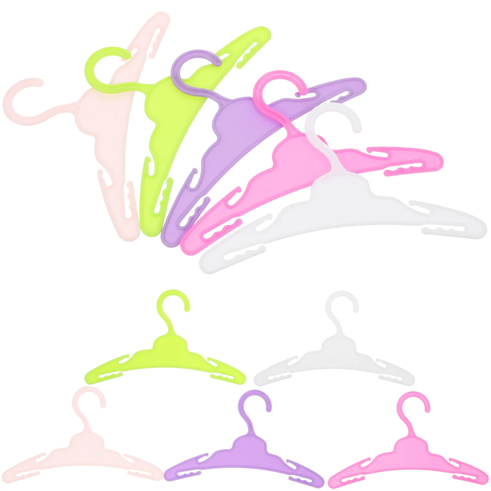 

10Pcs Coat Hangers Bjd Clothes Hanger Mini House Ornament Garment Hangers for Photo