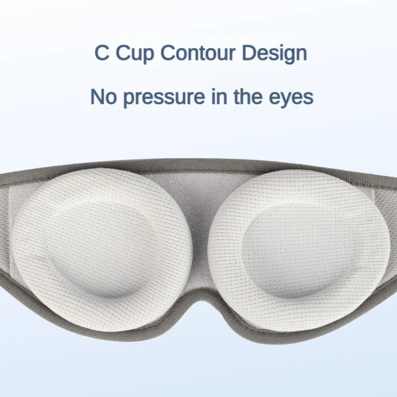 Soft Slim Sleep Mask 100% Blackout 3D Eye Mask Zero Eye Pressure Adjustable Sleeping Mask for Women Men Sleeping Aid Slaapmasker - Image 4