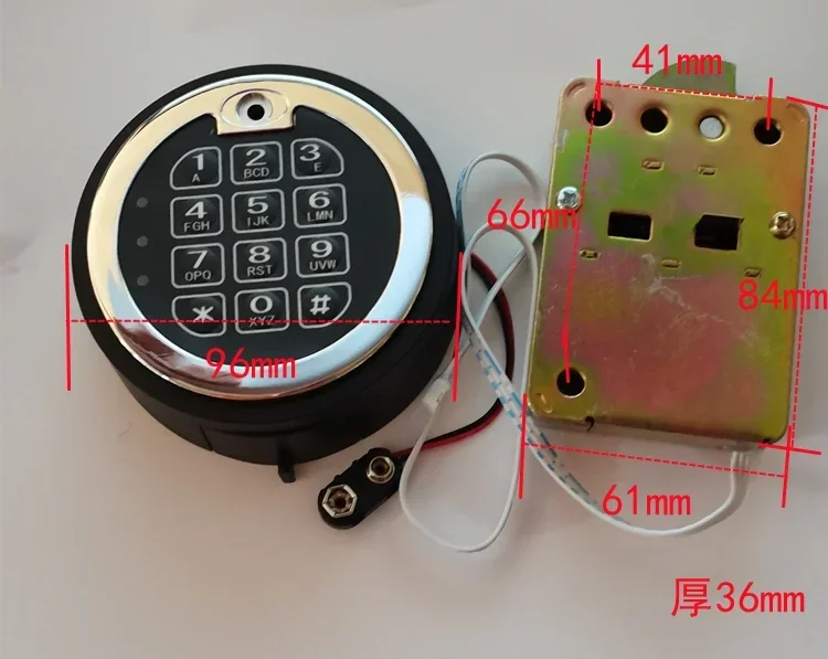 Imported ATM machine vault door electronic lock box type password lock safe mechanical modification electronic Logada