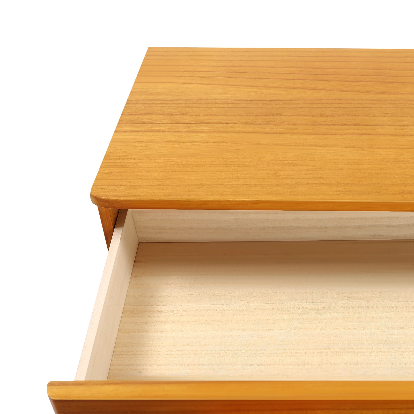 3-stöckige Aufbewahrungsbox mit Abschließbarer Schublade, Holz-Schreibtischorganizer, 39 X 30 X 31 Cm (Holz) – Detail 12