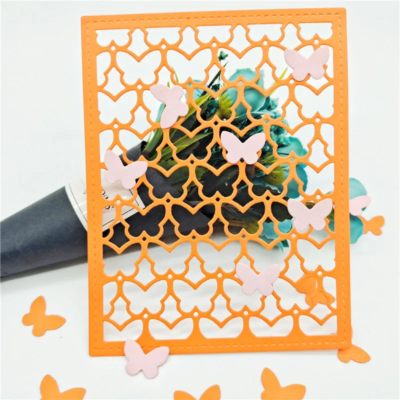 

Crazyclown Butterflies Frame Metal Cutting Dies Stencils for Scrapbooking Decorative Embossing Handcraft Die Cutting Template