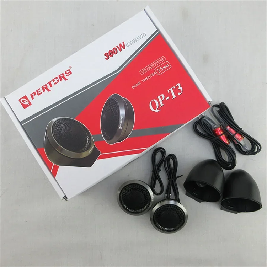 Silk Ball Treble 300W Set di altoparlanti HIFI ad alta potenza Audio per auto Set di altoparlanti per febbre modificati per auto marine Audio per auto di piccole dimensioni. - immagine 2