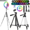 10in RGB Selfie Ring Light Tripod LED Fill Light Photography RingLight Phone Stand Holder Circle Lamp Trepied Streaming YouTobe 1 10in RGB Selfie Ring Light Tripod LED Fill Light Photography RingLight Phone Stand Holder Circle Lamp Trepied Streaming YouTobe 1
