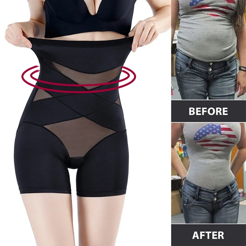 ShapewearForWomenFirmTummyControlPantiesFlatBellyBodyShaper