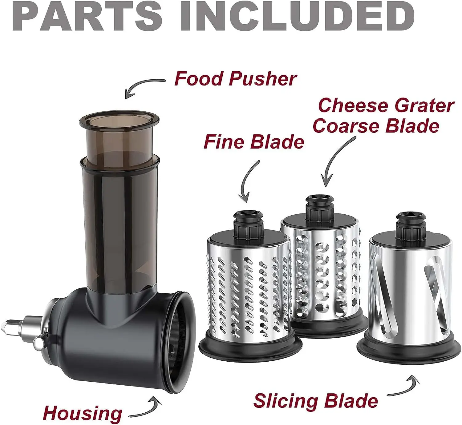 Slicer Shredder Attachments for KitchenAid Stand Mixer Cheese