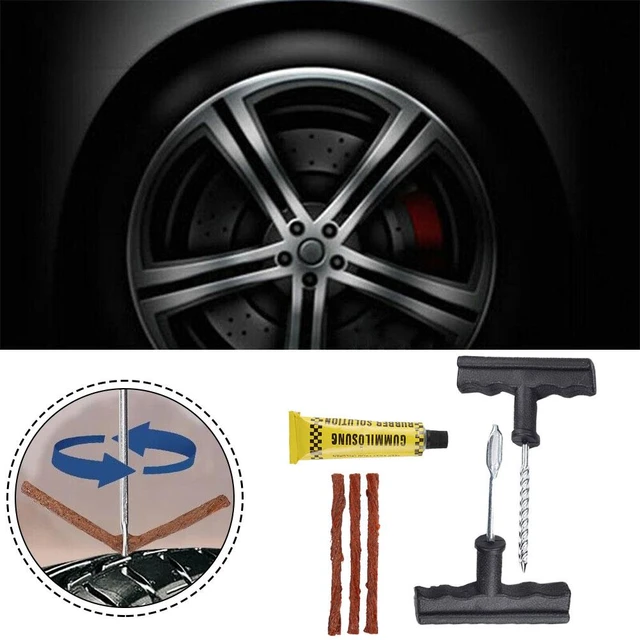 Car Tire Repair Kit Tyre Repair Kit Car Tubeless Tire Repair Kit Bike  Motorcycle Battery Puncture Tire Tool Set - Tire Repair Tools - AliExpress