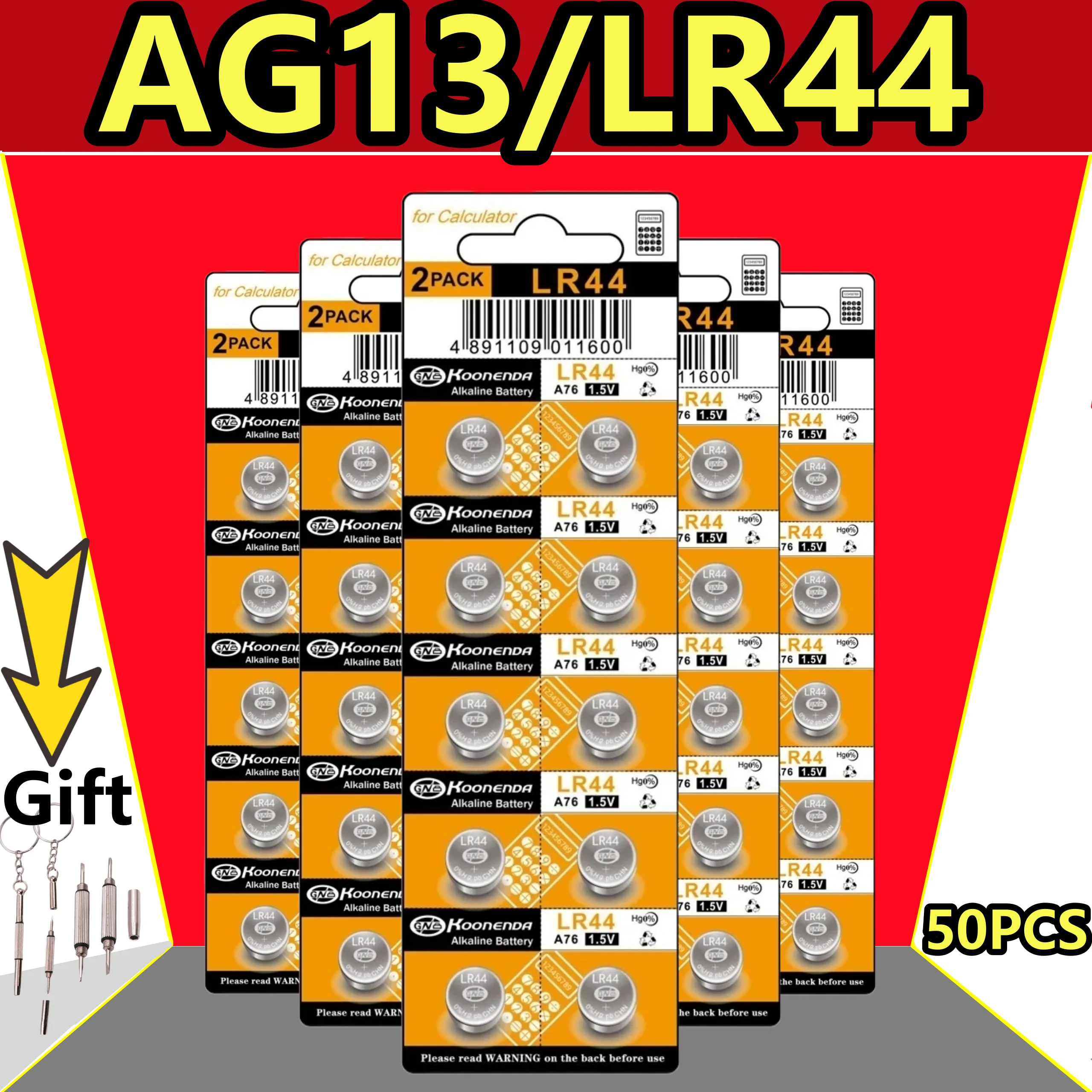 배터리 250 L1154F 알카라인 계산기용 LR44 SR44 고용량 단추 개 배터리 A76 셀 15V 코인 프리미엄 AG13 배 -  G마켓 모바일