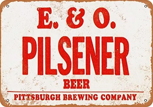 

Metal Sign - E. & O. Pilsener Beer - Vintage Look