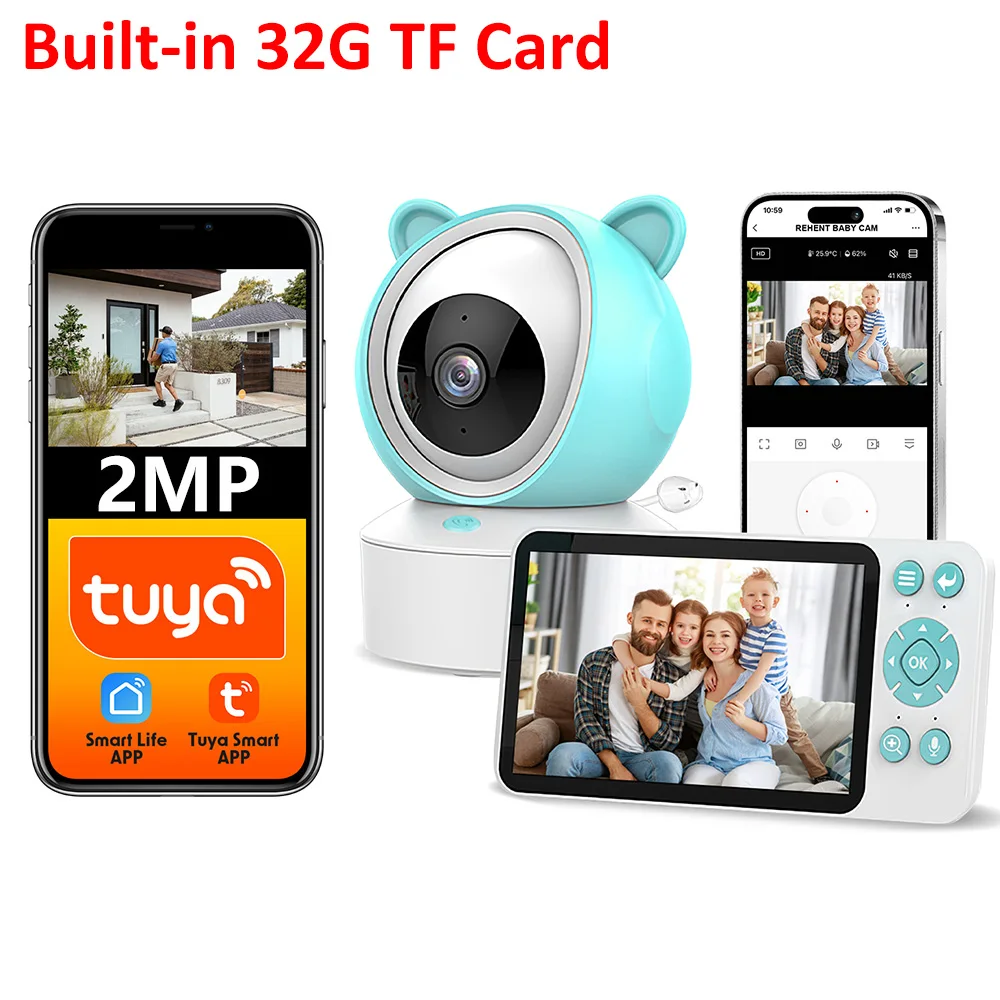 Tuya Smart Life Newborn Baby Monitor HD 5
