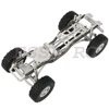 1:24 DIY Metal Alloy Upgrade Car Frame with Double Front Axles For 1/24 Axial SCX24 AXI00005 RC Car Upgrade Parts 2