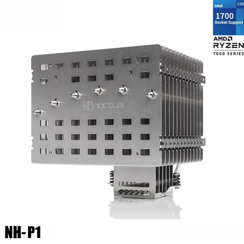 Nocura Nh-P1 Radiatore Cpu Passivo 6 Tubi Di Calore Supporto Doppia Piattaforma Fanless Nh-P1 Radiatore Passivo 6 Anni Di Garanzia