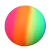 2 Pcs Rainbow Balls Bounce Play Kids Playing for Pool Handball Beach Child Flaping Kickball 5