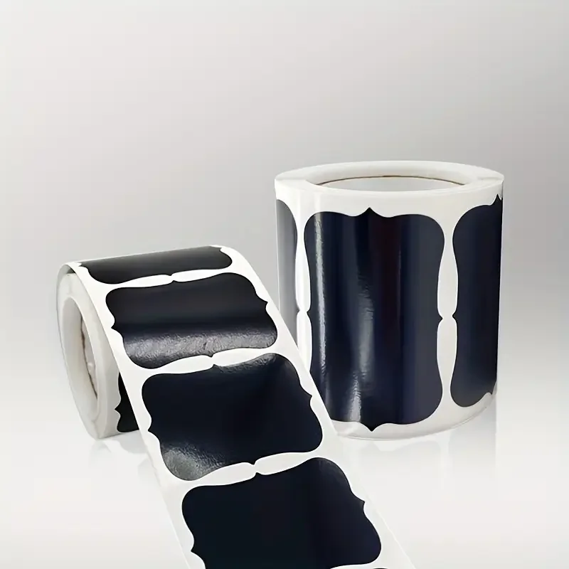 Reusable and Waterproof Black Chalkboard Labels Stickers White Chalk Marker Storage Bins Glass Jars and Cups