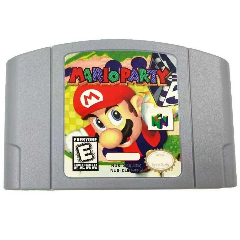 

Mario Party1 N64 Game Card Series Is Suitable for N64 Version, American English Version and Japanese Animation Toy Gift.