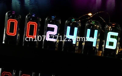 

Мобильное приложение управляет DIY творческие ретро IPS RGB псевдоцифровые часы-трубка настольные украшения