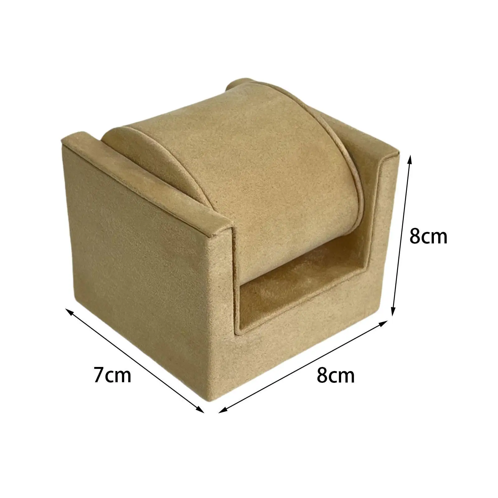 Watch Display Stand Velvet Bangle Holder Organizer for Countertop Store Home