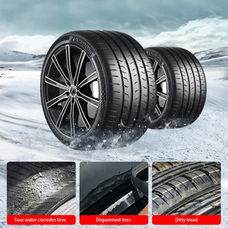 Universal 4Pcs Spare Tire Cover Case Polyester Car Tyre Storage Bags Automobile Tyre Accessories Auto Vehicle Wheel Protector