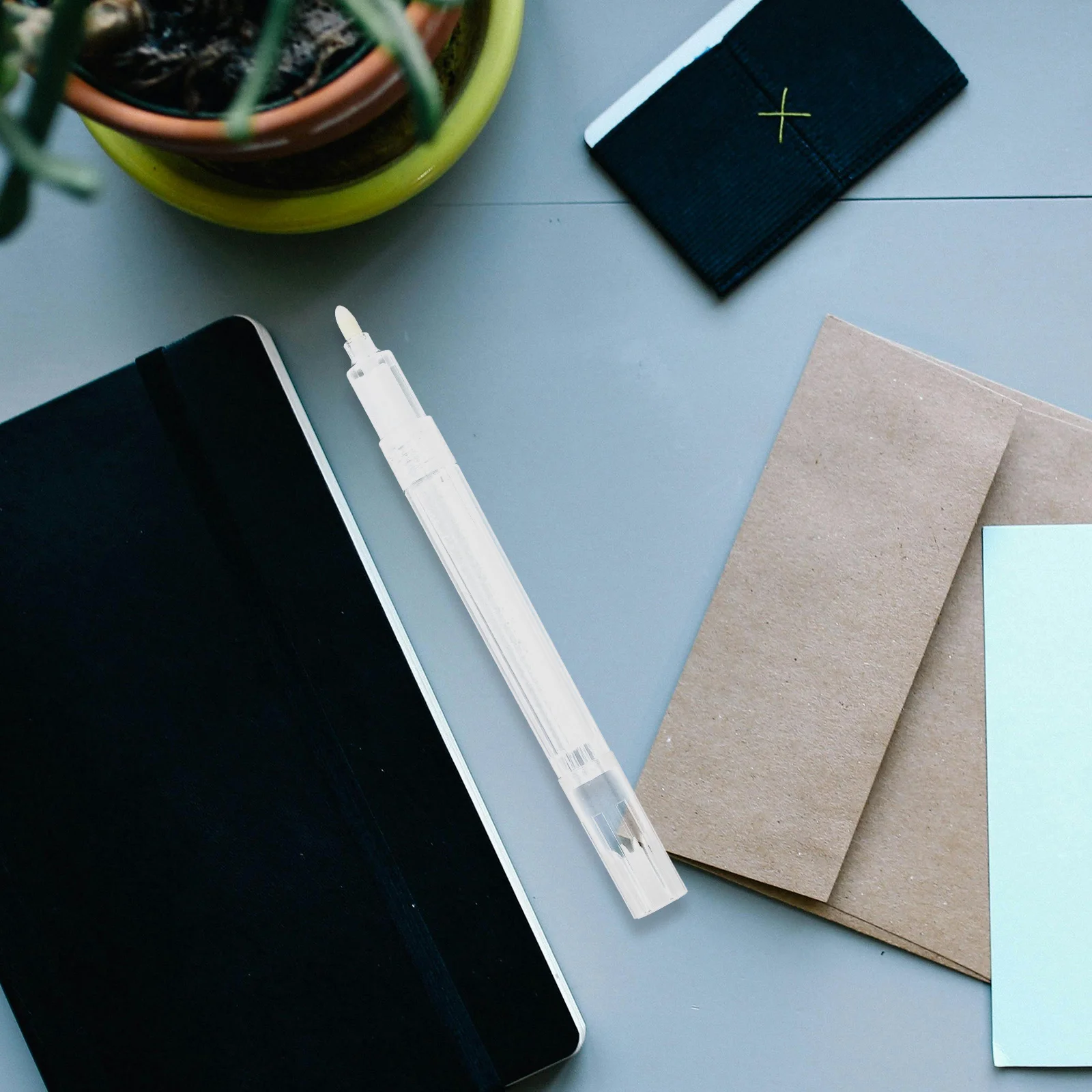 10 Pcs Mark Pen Empty Tube Blank Brush Marker Refillable Markers Graffiti Pens