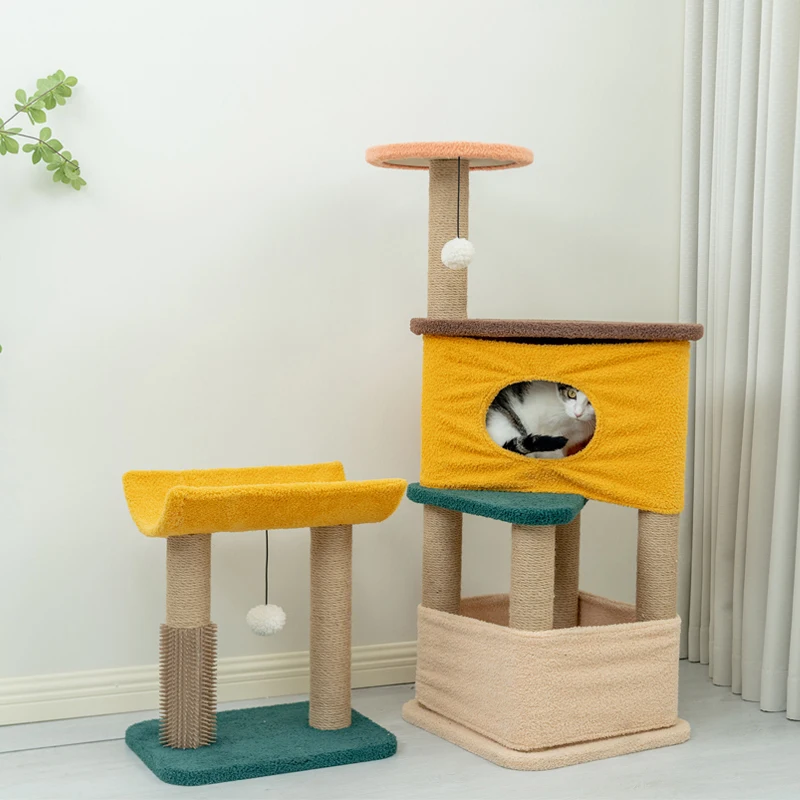 

Cat Scratcher Pole Tower Carrier, Organ Cat Scratcher, Recreation Exercise, Play Game Shelter, Cat Tree Tool, Behavior Pet