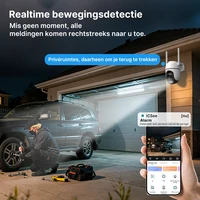 WONSDAR 2 pièces caméra PTZ caméra IP extérieure Surveillance vidéo WiFi caméra Protection de sécurité à domicile détection de mouvement alarme iCsee 5