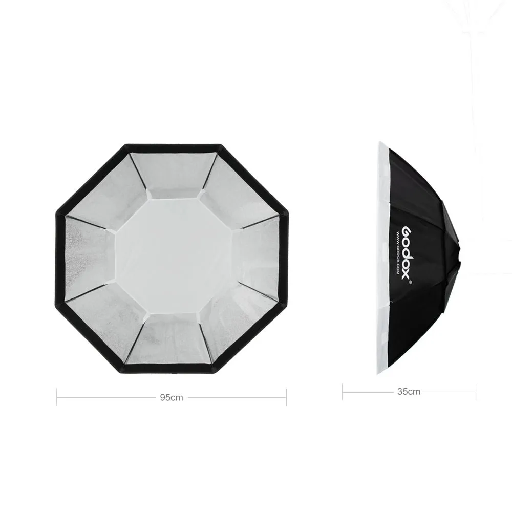 고독스 95cm 120cm 140cm 스튜디오 옥타곤 허니컴 그리드 소프트박스 리플렉터 소프트박스 (보웬스 마운트, 스튜디오 스트로브 플래시 라이트용)