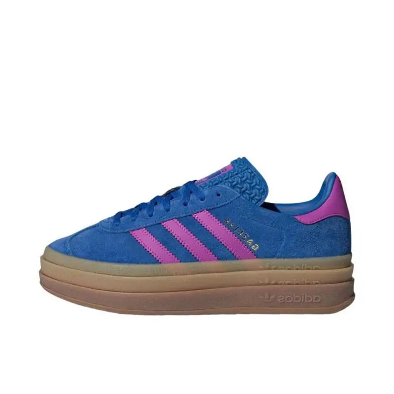 Adidas Originals Gazelle Bold Men's and Women's Sports Fashion Anti-slip Casual Comfort Classic Retro Sneakers
