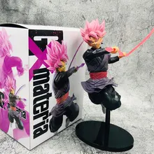 

24cm Dragon Ball Z Anime Super Saiyan Zamasu Goku Black PVC Pink Hair with Sickle Jump Battle Action Figure Model Toys Dolls Toy