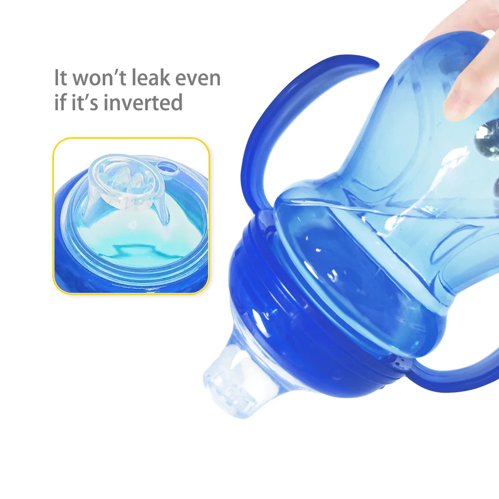 Silicone thick beak duckbill cup PP material 2-8 years old children's drinking cup heat-resistant drop-resistant light weight