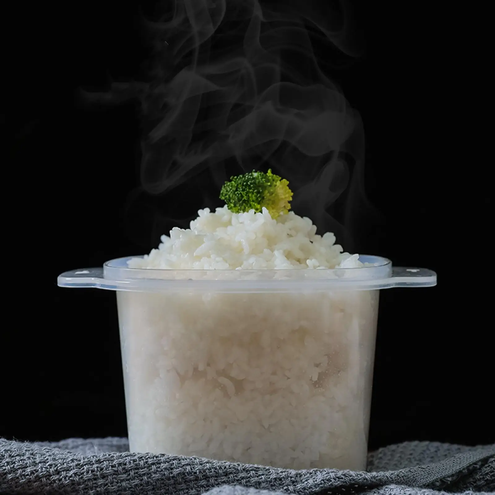 Microwave Rice Cooker Steamer Pasta Cooker Pot with Strainer Rice Cooking Microwave Rice Maker for Home Kitchen Pasta Veggies
