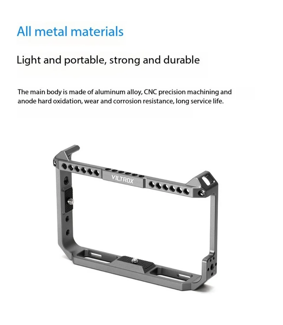 Video Monitor Rig Cage for DC-X2/DC-X3 Video Field Monitor with 1/4 Screw Hole f