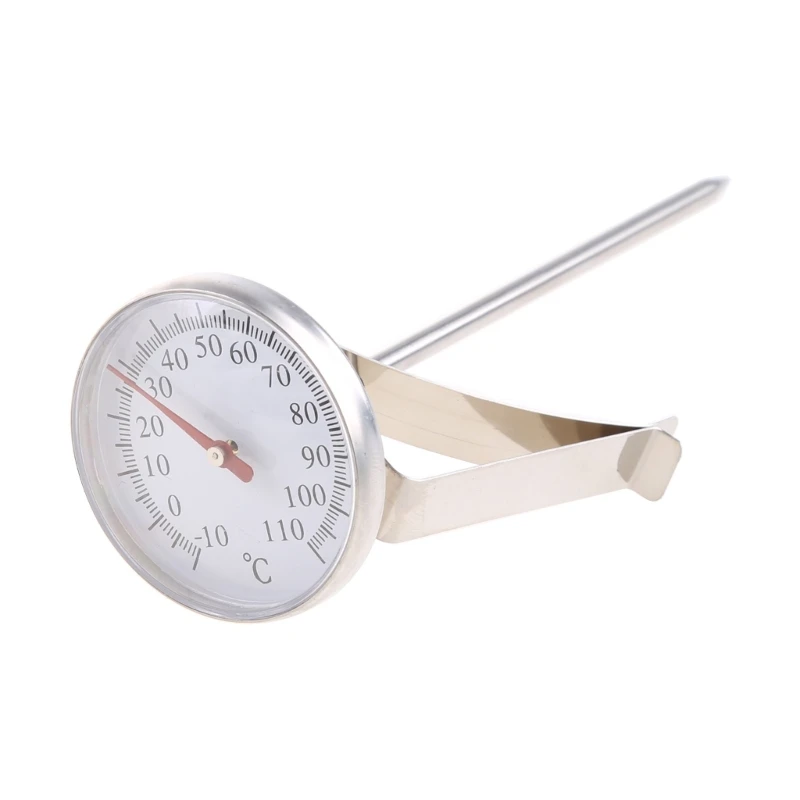 

1 Pc Cooking Milk Food Coffee Stainless Steel Large Dial Thermometer New