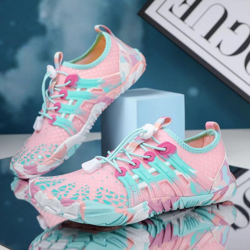 Water Shoes Aqua Shoes Adults Men Women Water Sneakers Barefoot Outdoor Children Beach Sandals Upstream Aqua Shoes Quick Dry River Swimming size 26-46