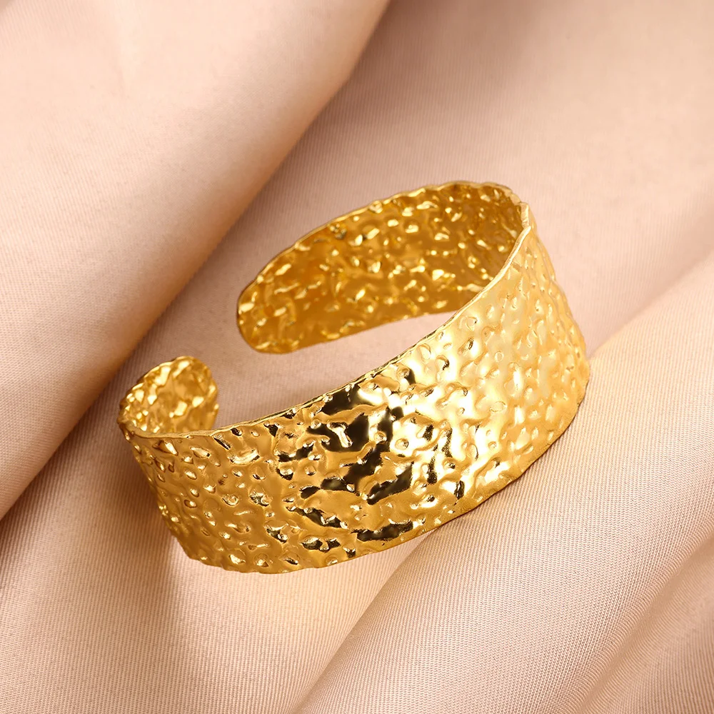 Gold Bangle Stainless Steel Women For Wear Daily