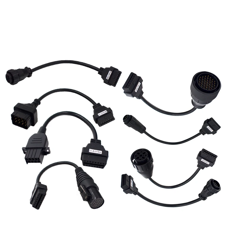Full Set 8 PCS Car/Truck Cables For TCS PRO Diagnostic Connector Truck Cables  For AUTOCOM — view 3