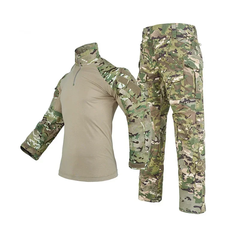 

Tactical G3 Combat Suit Shirt & Pants Knee Pads Update Ver Camo Airsoft Military Combat Uniform