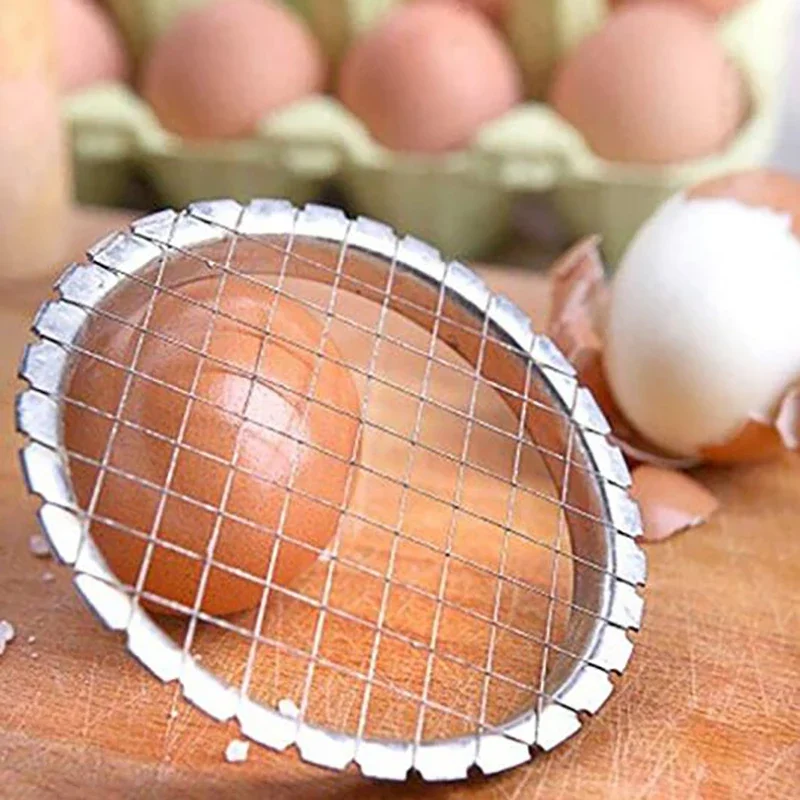 Stainless Steel Egg Slicer Cutter For Vegetables Salads Cut Egg Device Grid Potato Chopper Mushroom Kitchen Tools