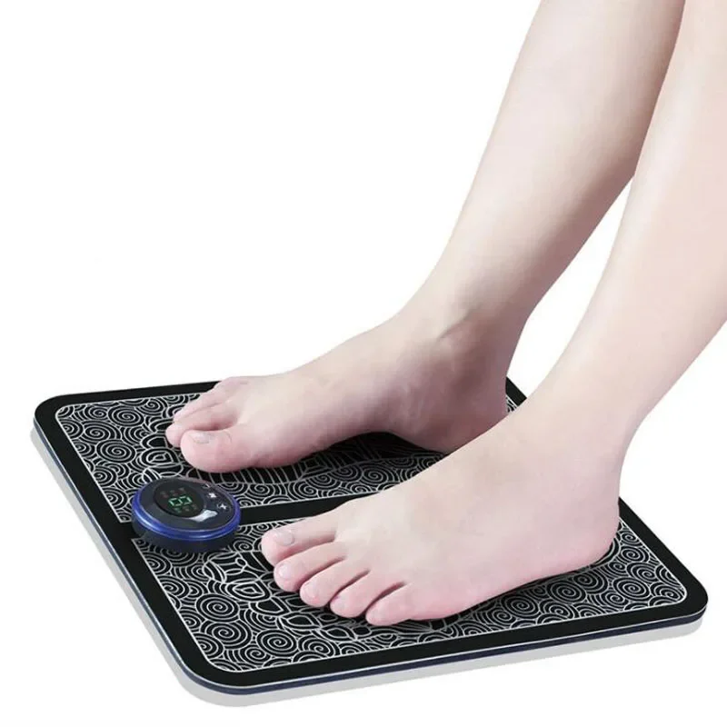 Electric EMS Intelligent Foot Massager Mat USB Rechargeable Massageador Pes Muscular Health Care Relaxation Relieve Ache Pain 104pcs 13 bags vietnam red tiger balm plaster pain stiff shoulders muscular pain relieving patch relief health care product