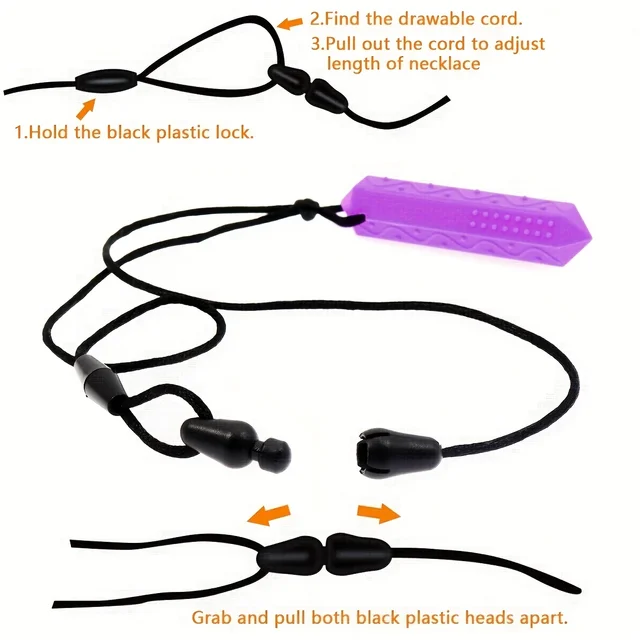 Sensory Chew Necklace, 3