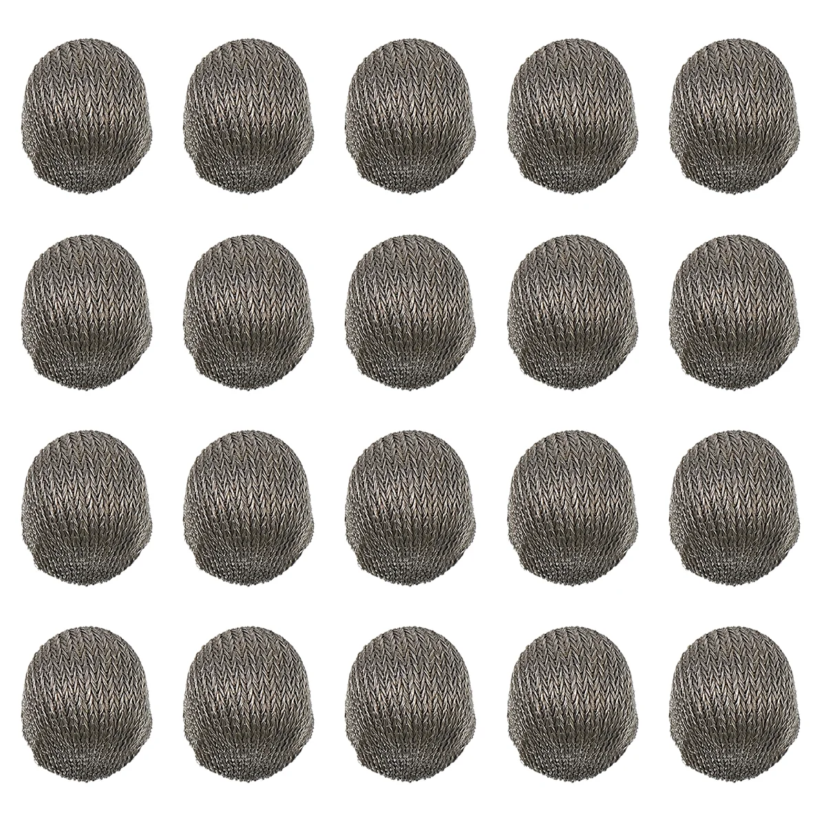 

20pcs Conductive Fiber Pen Head High Sensitivity Capacitance Stylus Head (Silver