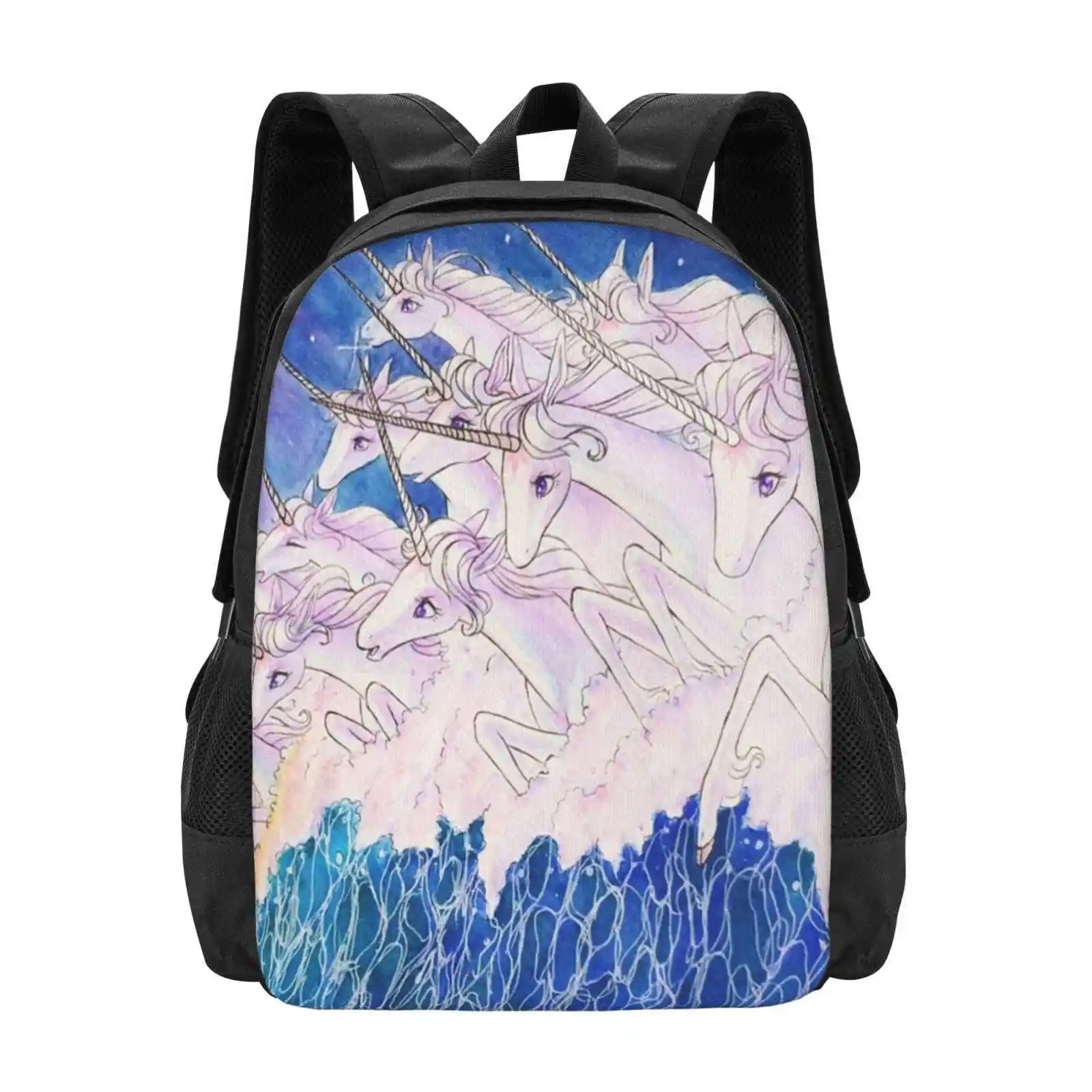 

Unicorns In The Sea Backpacks For School Teenagers Girls Travel Bags The Last Unicorn Tlu Unicorns Ocean Peter S Beagle