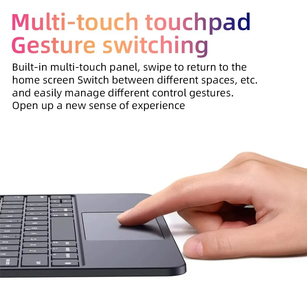 Backlight Magic Keyboard for iPad Pro 12 9 12.9 M2 for iPad Pro 11 10th Air 5 Air 4 Bluetooth Keyboard Folio