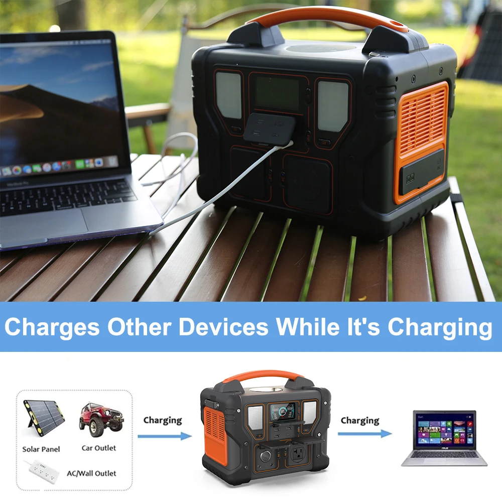 YYHC-Mini Power Bank Lithium Battery Wireless Phone Charger Outdoor Solar Generator 300w Mobile Portable Power Station Supply