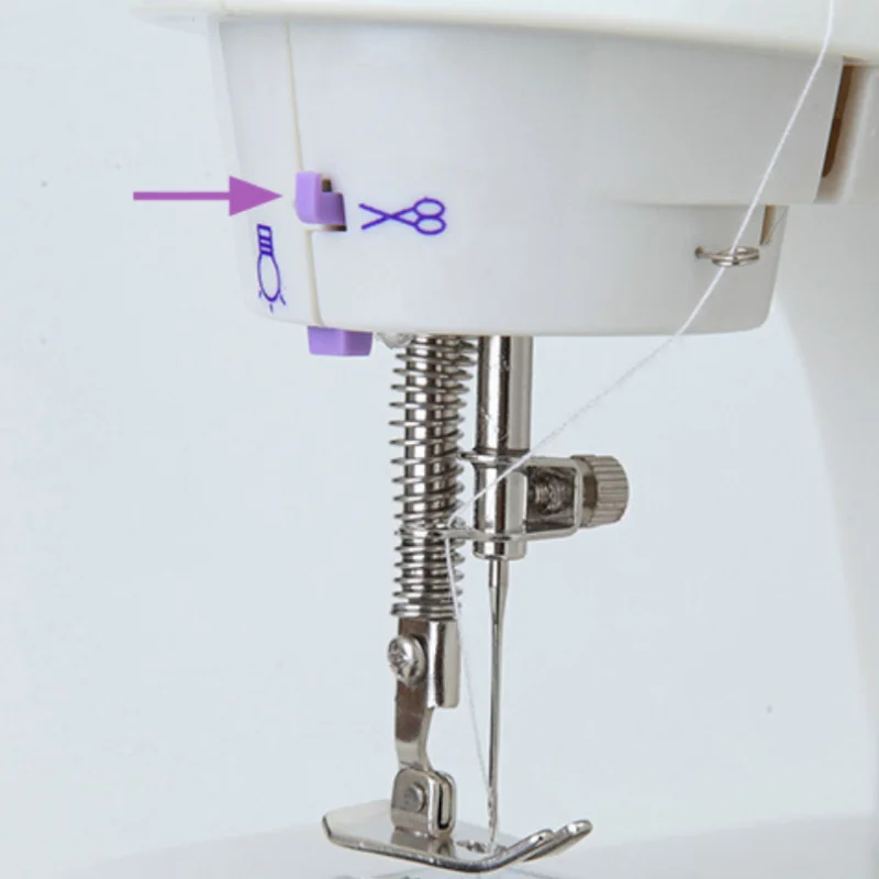 Household Mini Sewing Machines, Handheld Sewing Machine with Light Cutter, Foot Pedal, Portable, Night Light, 202 4