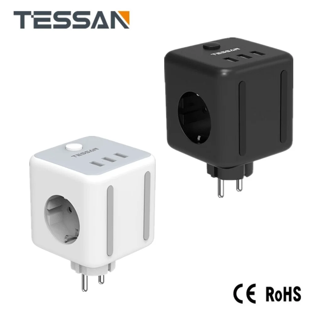 TESSAN Mini listwa zasilająca USB za $15.64 / ~65zł