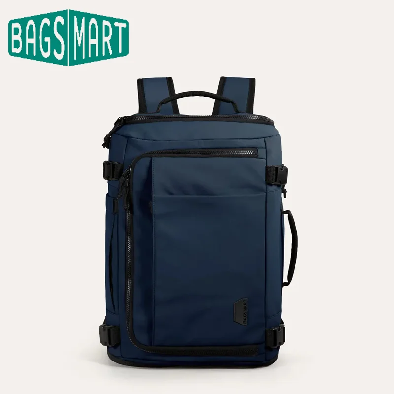BAGSMART Extended Travel Backpack 38L Vacuum Compression Backpack Women School Laptop Bag Large Capacity Men's Backpacks 1