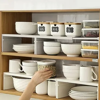 Stretchable Kitchen Shelf Organizer 1