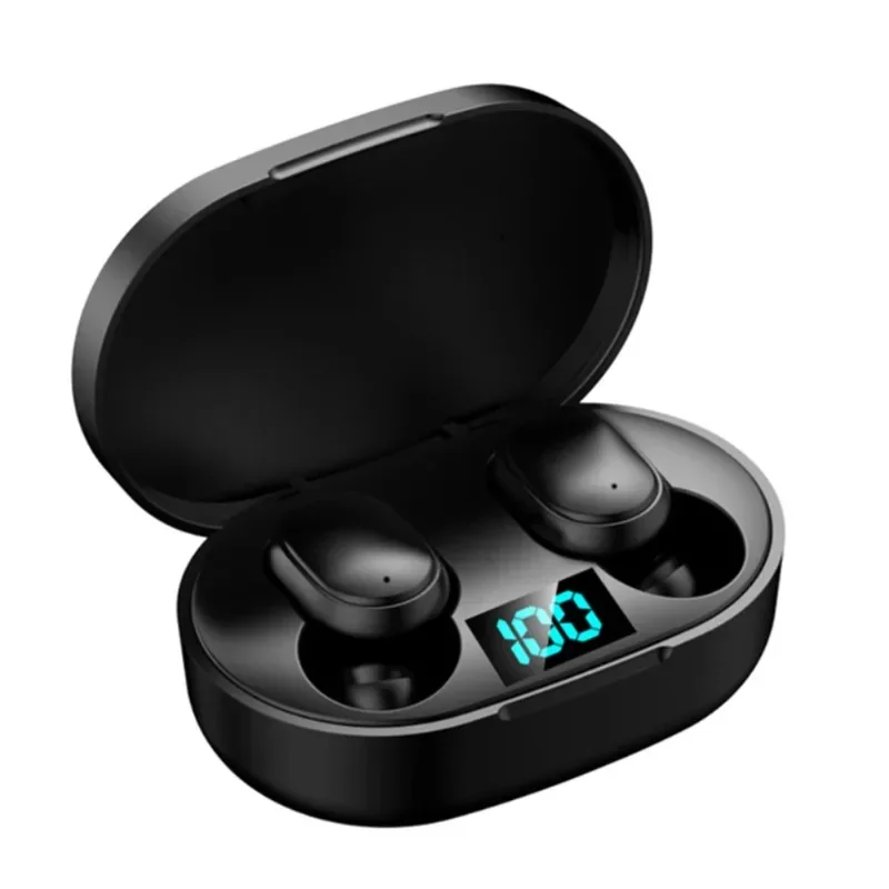 E6S Wireless Earbuds Noise Canceling Waterproof Ear Buds in-Ear Stereo Headphones with LED Display Charging Case 2
